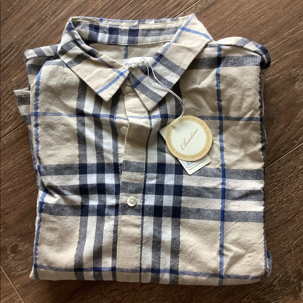 Brand new Claudine boy’s button down shirt